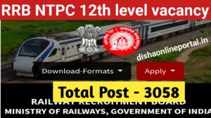 RRB NTPC 12th Level Recruitment 2025