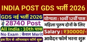 Indian Post Office Recruitment 2026